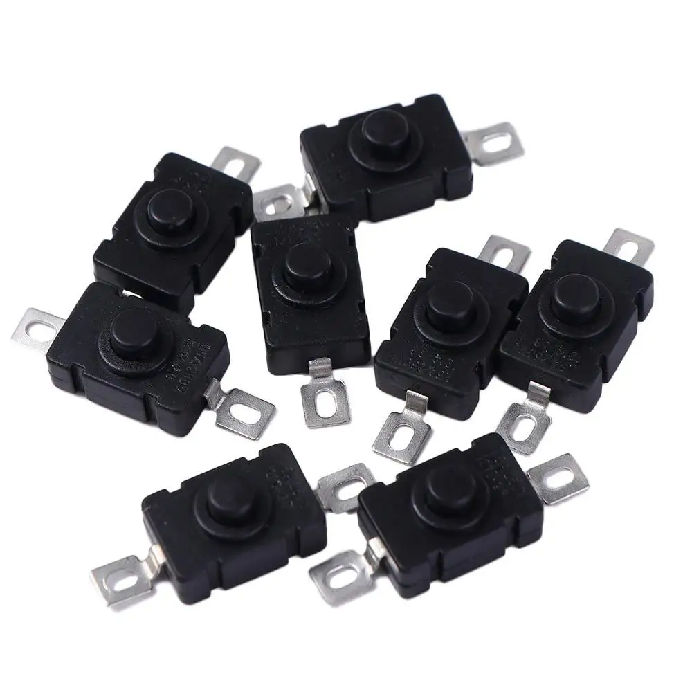 for Electric Torch SMD Type Mini Push Button Self Locking Push-Button Switch Torch Control Switch Button Switch On Off Swtich