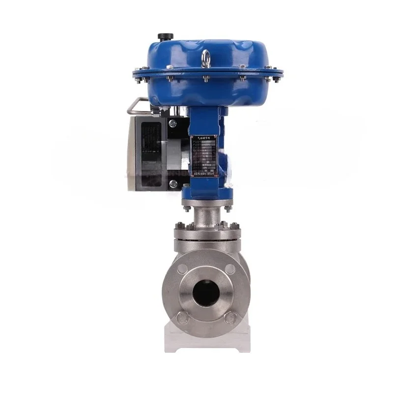 Pneumatic Control Valve Proportional Water Pressure Temperature Film Single Seat Steam Stainless Steel Flow Electric Control