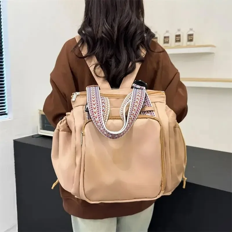 Multi-function cradle travel storage bag fashion women backpack mother baby light mother bag travel sports delivery room bag