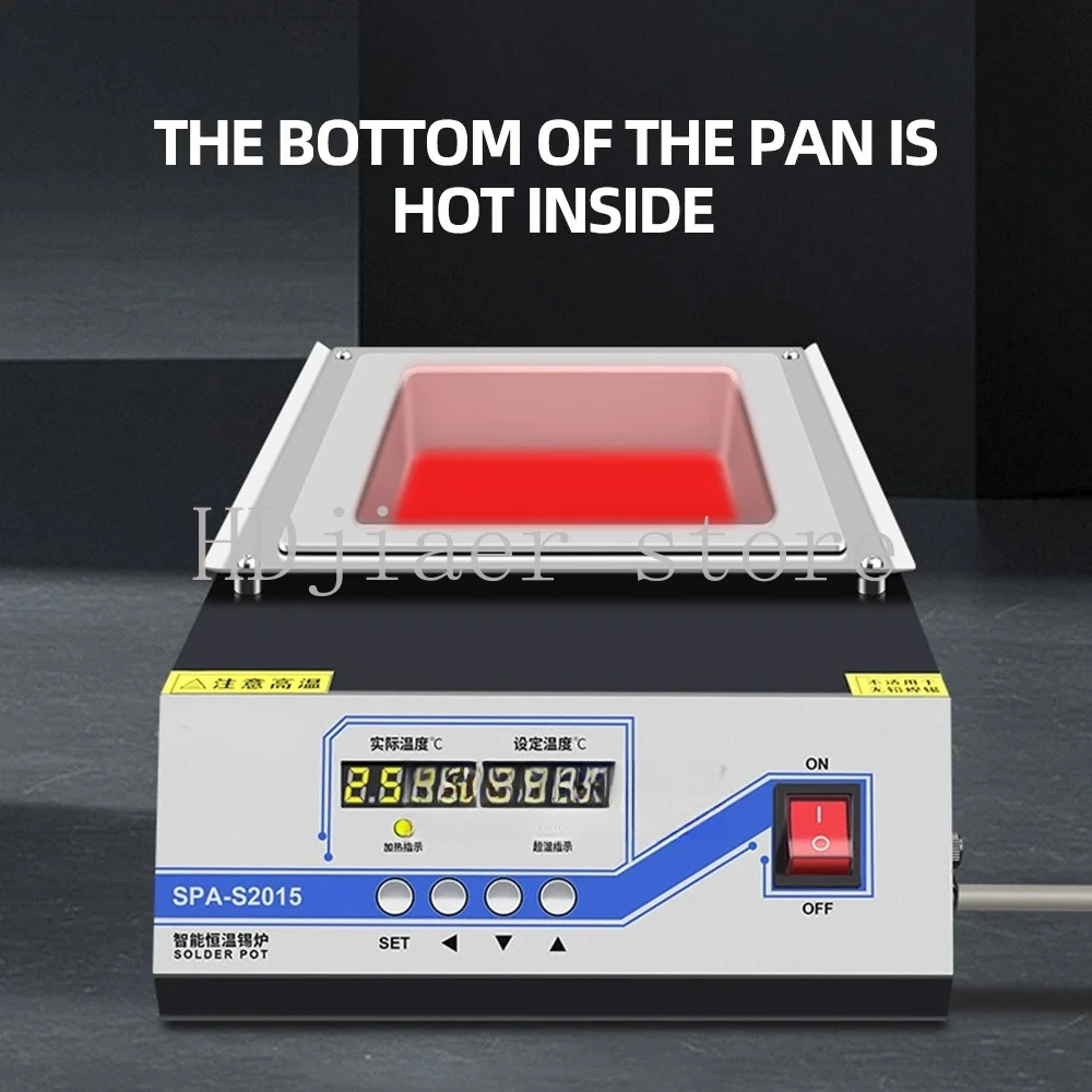 

Desktop Digital dip soldering machine constant temp soldering furnace 220V lead-free hot soldering Tin melting furnace