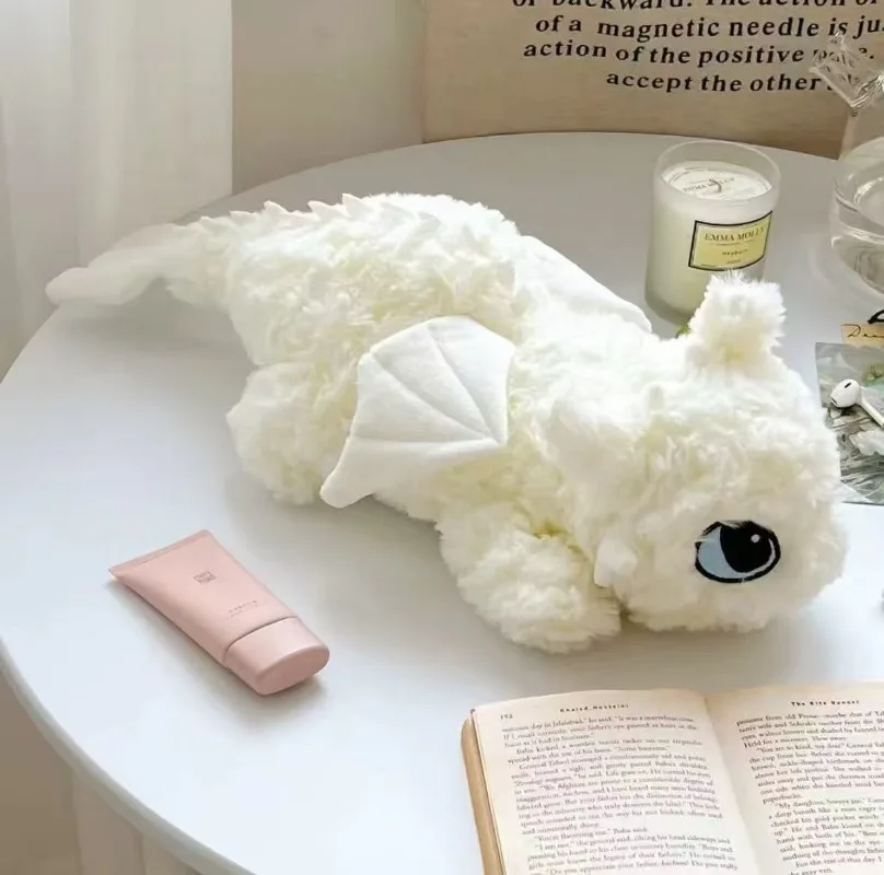 Nuevo muñeco Kawaii de 50/70cm sin dientes, pequeño dragón volador negro, juguete de peluche, almohada para dormir para niñas, regalo de cumpleaños, regalo de Navidad