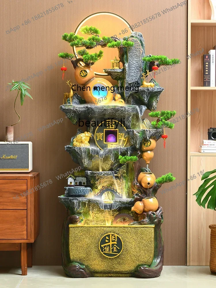 X  Rockery flowing water ornament circulating water living room fish tank water feature office large floor fountain