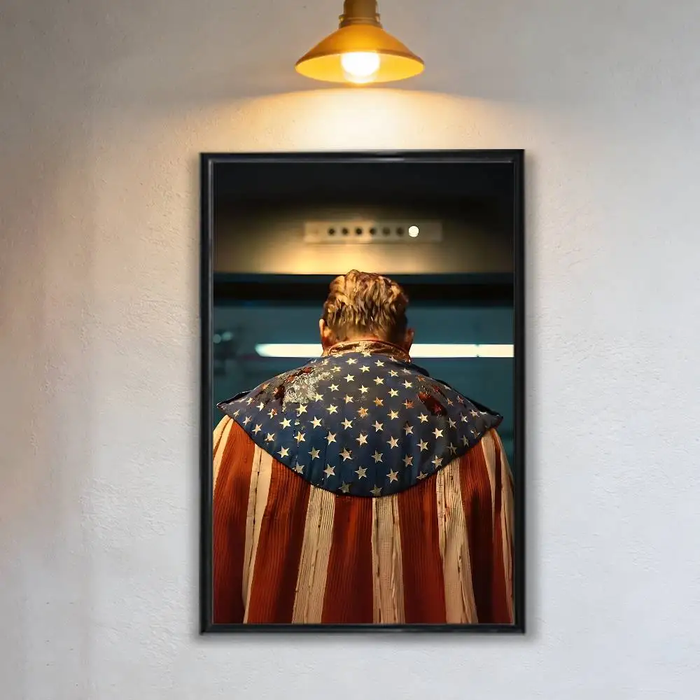 Billy Butcher movie Homelander The Boys Poster HD Art Sticky Wall Waterproof Home Living Room Bedroom Bar Aesthetic Decoration