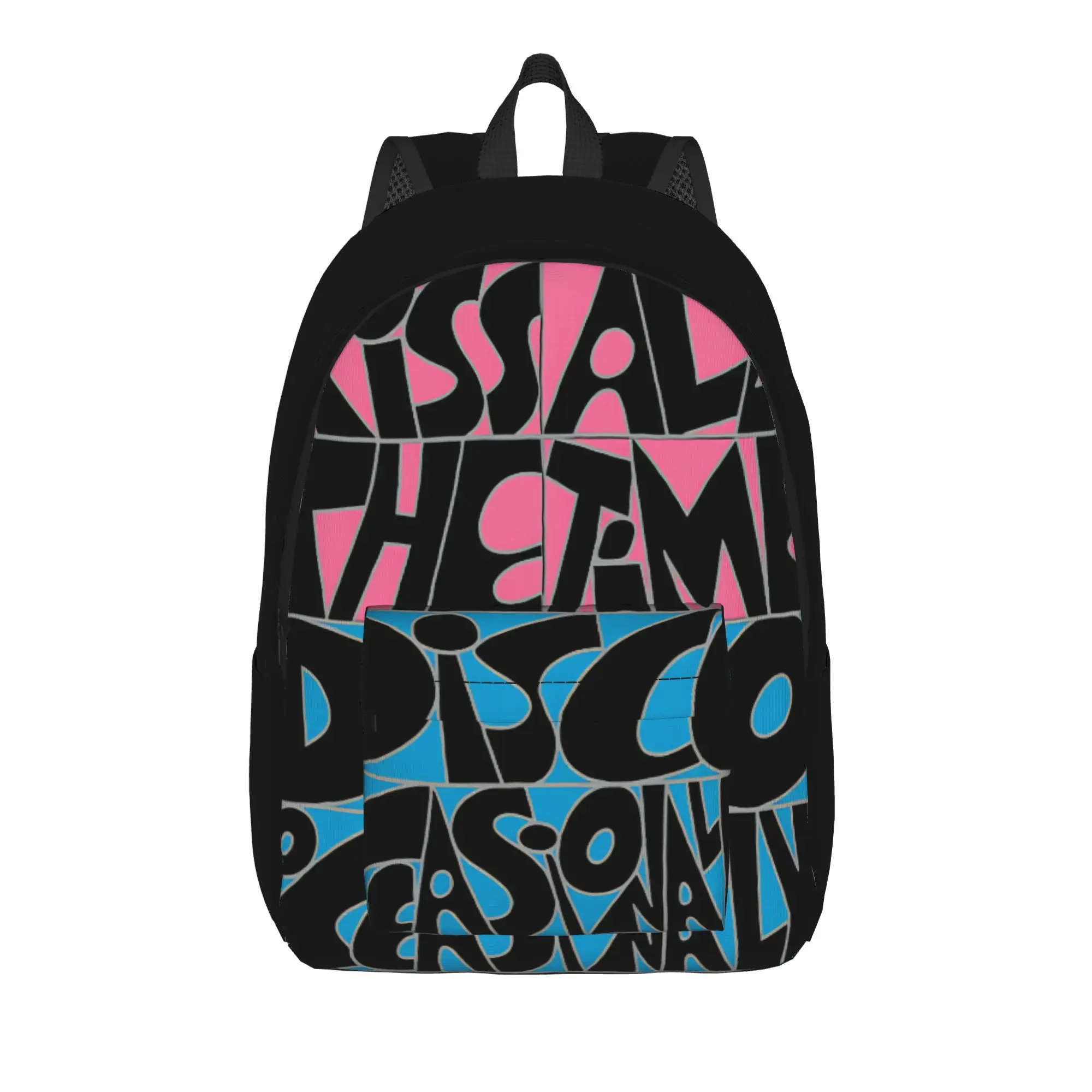 

Harrys Styles Kiss All The Time Album Backpack Girl Soft Backpacks Polyester Kawaii School Bags Outdoor High Quality Rucksack