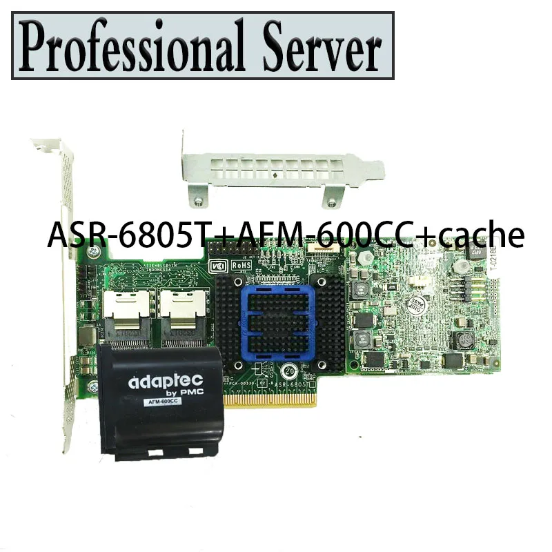 

Adaptec ASR-6805T RAID 8-Int-Port PCI-E 512MB Cache SAS RAID Controller + BBU