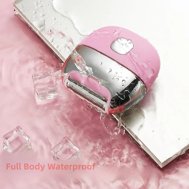 Electric Bikini Trimmer Painless Shaver for Face Legs Underarm Waterproof Portable Women Epilator