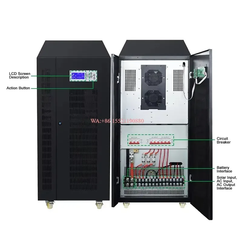 WMWMNU for Complete Set Solar Energy Systems 48kw 60KVA with Batteries Storage Home Hybrid Solar Inverter Power System Kit