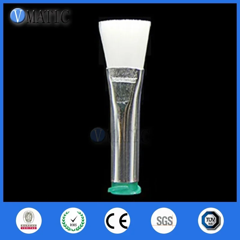 

‌18G EFD-Compatible Soft Brush Dispensing Needle | 11mm Flat Mouth Glue Applicator with Double Screw Thread | Anti-Clog Design +