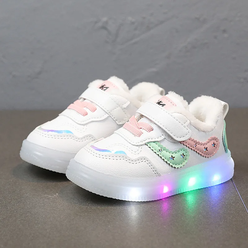 Tenis Children Led Shoe Boys Girls Lighted Sneakers Glowing Shoe for Kids Soft Soled Breathable Casual Infant Toddler Baby Shoes