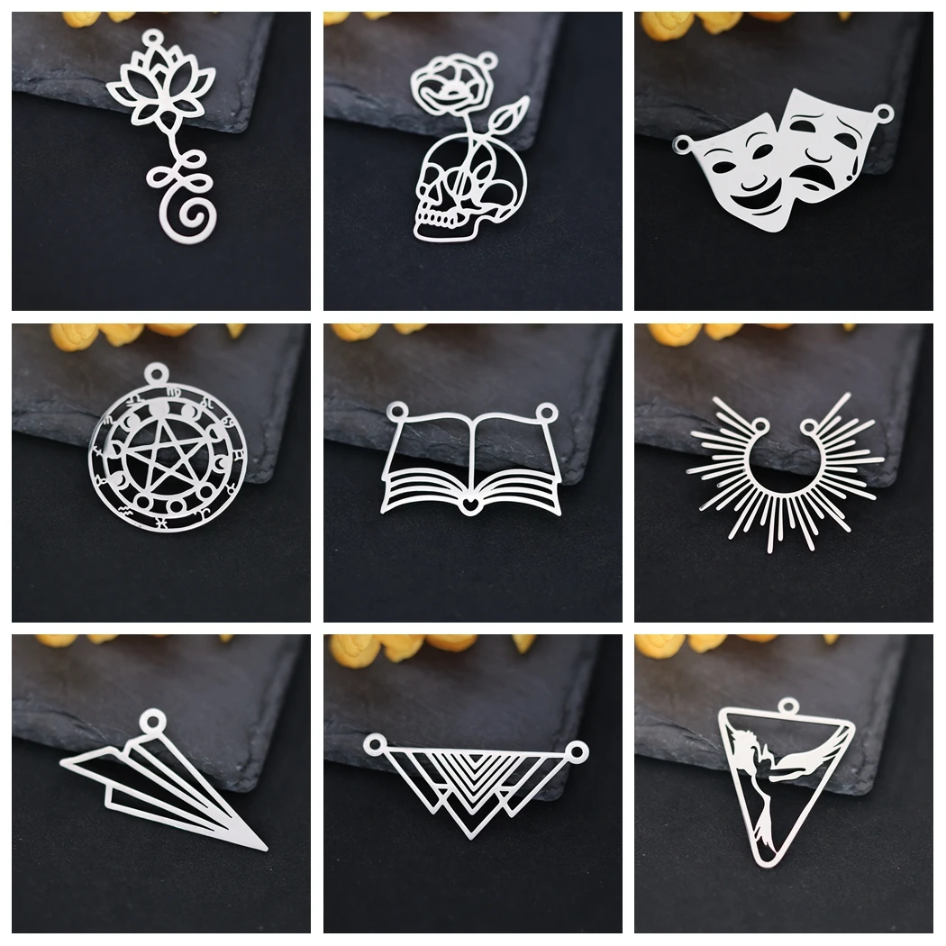 Jewelry Making Guide Book - 3 adet kağıt uçak Charms DIY