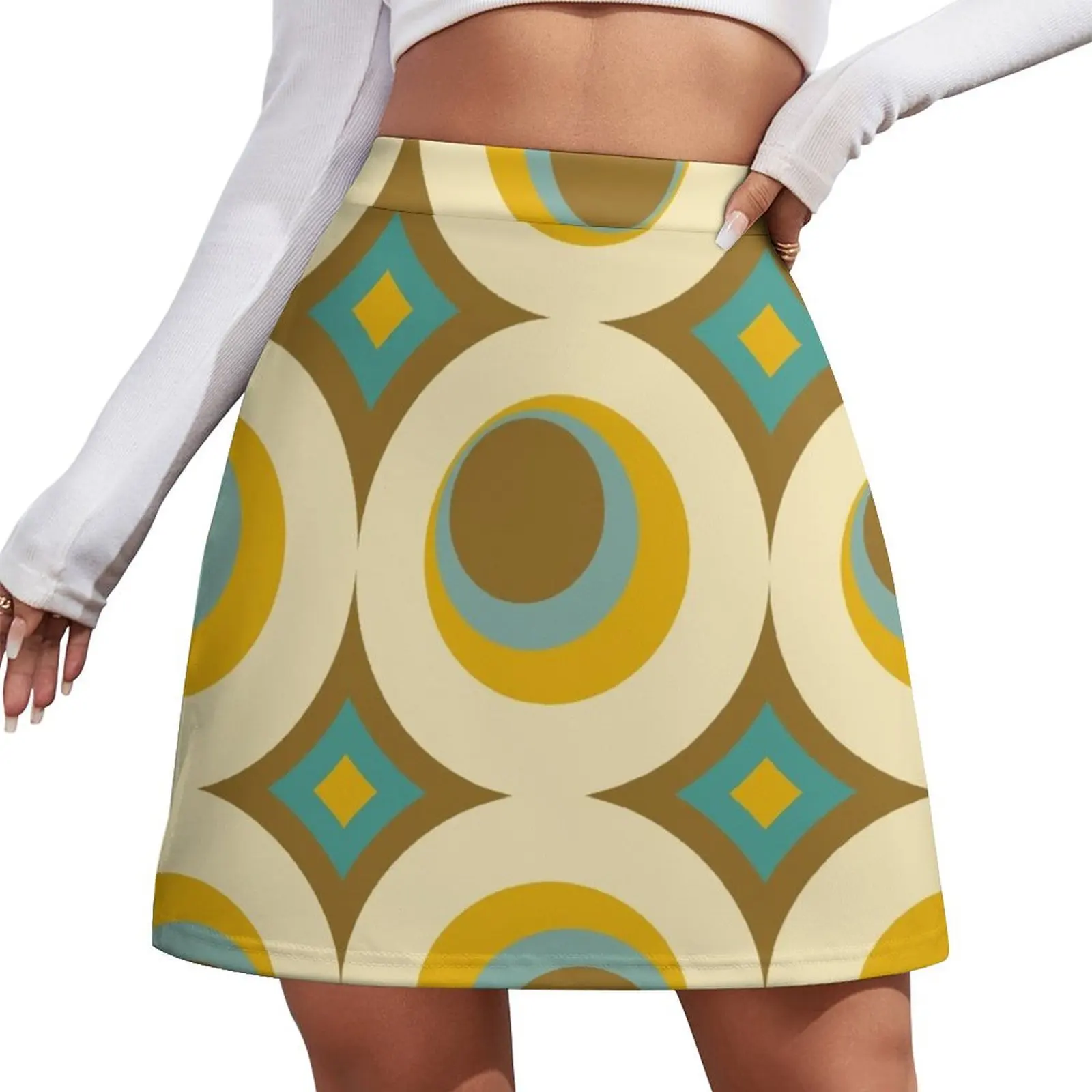Mid-Century Modern Moonrise Mini Skirt summer dresses for women 2026 skirt sets Mini Skirt