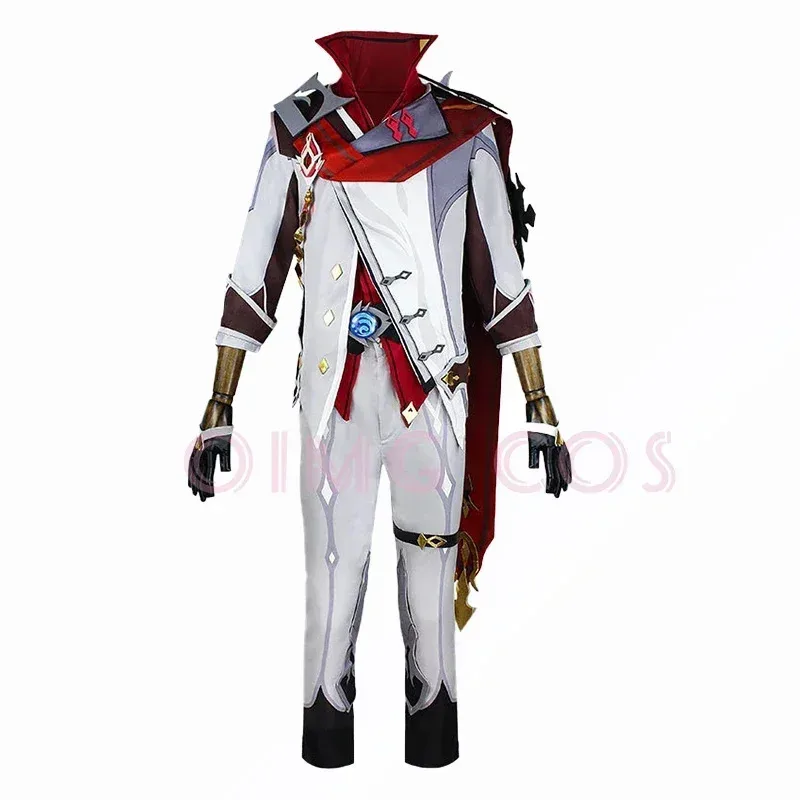 

CyGenshin Impact Tartaglia Cosplay Costume Uniform Wig Anime Halloween Costumes for Men Game