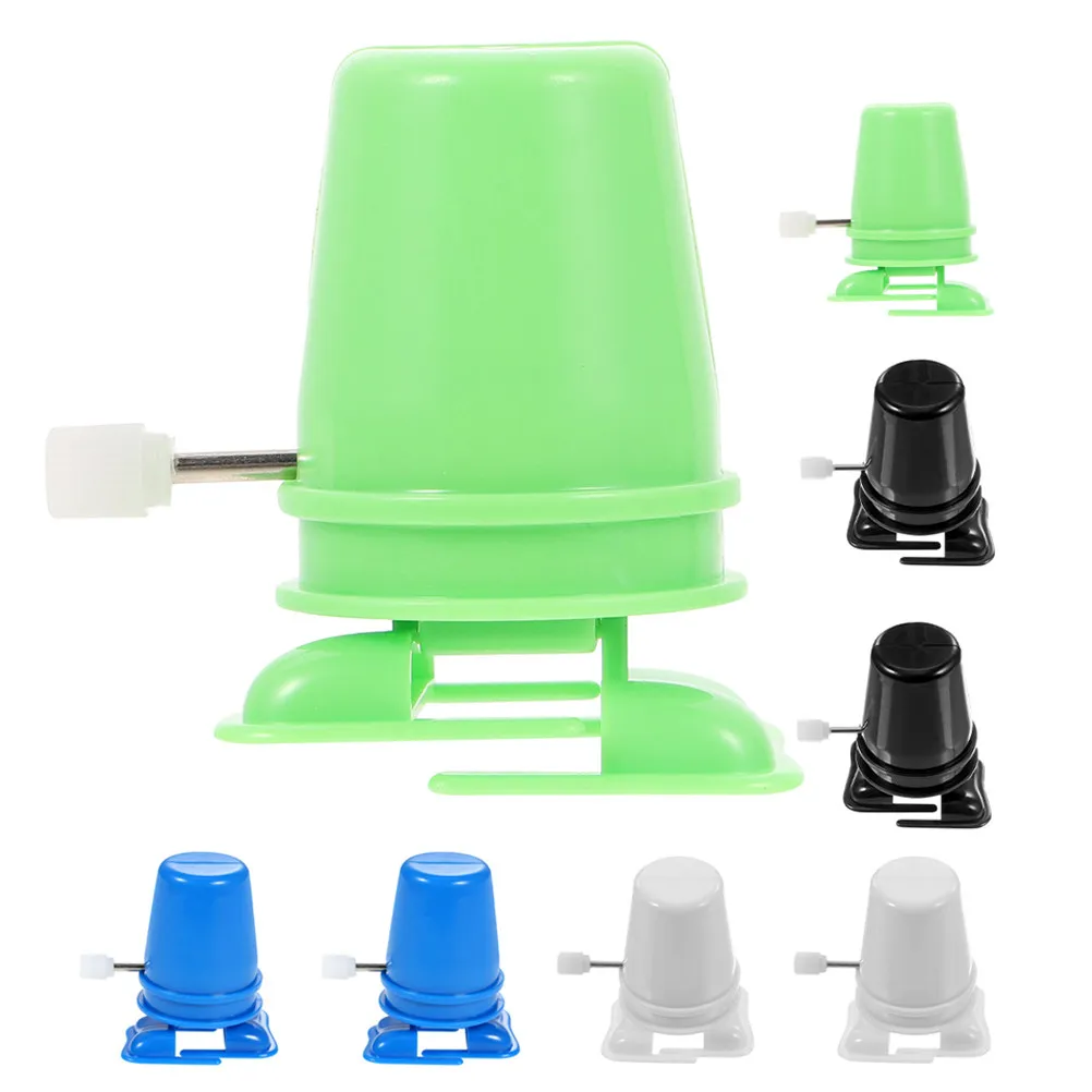 

8Pcs Mini Walking Robot Clockwork Movements Replacement Clay Craft Accessories DIY Mechanical Parts Windup Compact Rewinding