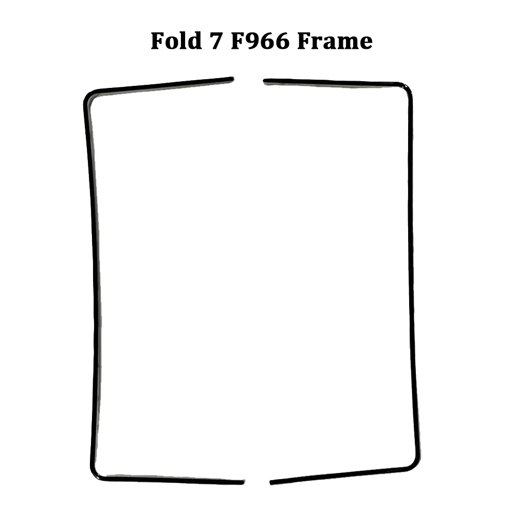Novecel CPI Flexible Glass with OCA+Frame For Samsung Galaxy Z Fold 7 F966 Flip7 F766 Front Screen Lens Middle Bezel Replacement