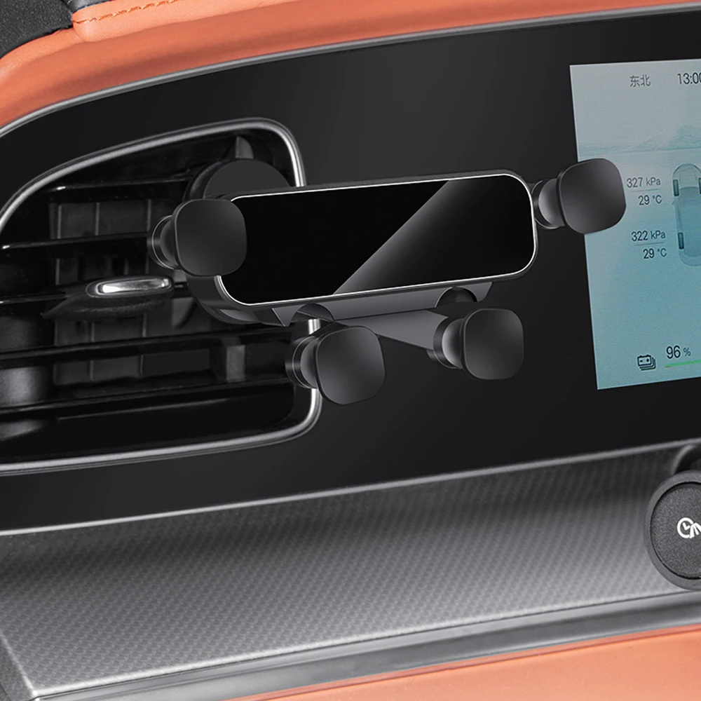 

For 2024 2025 BYD Sealion 7 EV Dedicated Car Mounted Mobile Phone Holder Navigation Air Outlet Holder ABS Interior Accessories