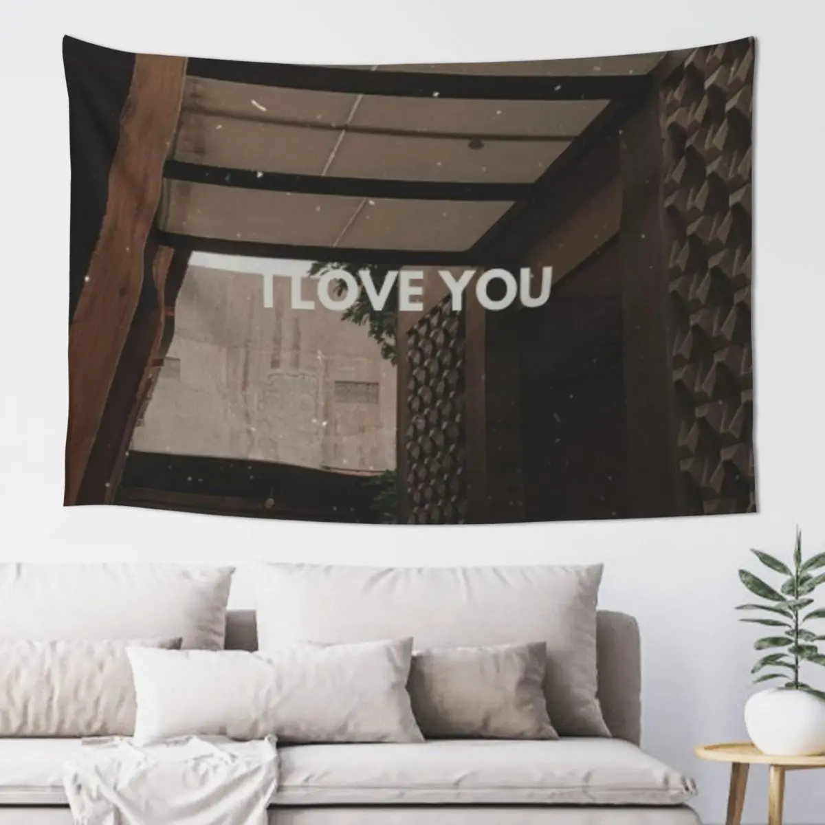 

I Love You Tapestry Wall Mural Home Decorating Decor Home Tapestry