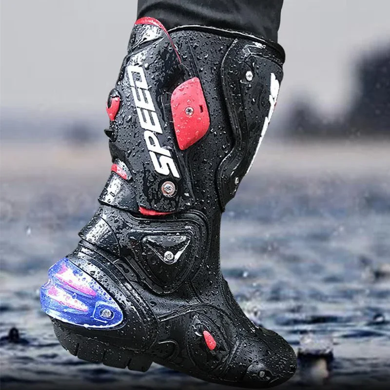 SPEED PRO-BIKER Motorcycle Boots Protective Motocross Racing