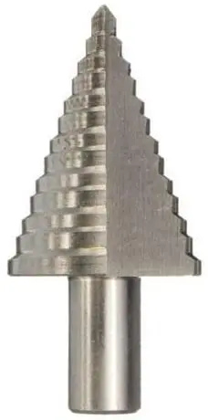 5-35Mm "HSS 13 Bước Nón Bước Mũi Thang Máy Khoan Tròn Chuôi Thẳng Sáo Mũi Khoan Gỗ kim Loại Gỗ Dụng Cụ Cắt