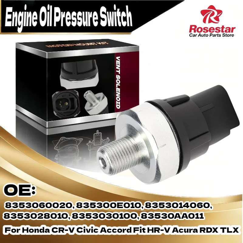 

Engine Oil Pressure Switch for Honda CR-V Civic Accord for Honda Fit HR-V for Acura RDX TLX 30713497 37241RNAA01 37240PHM003