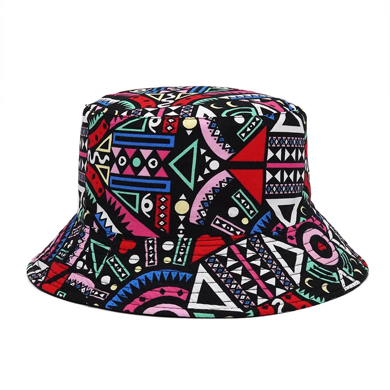 Fashionable Bucket Hats Letter Print Fisherman Hat Summer Sun For Women Men Reversible Fishing Unisex Cap