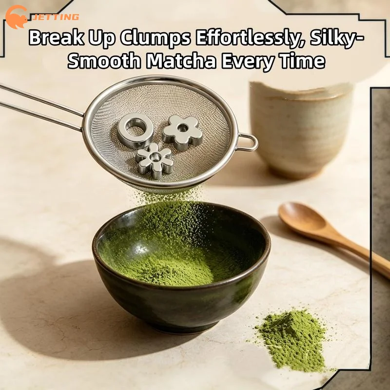(New) 1/3pcs Matcha Sifter Food-Grade Stainless Steel Anti-Caking Sieve Even Clump-Free Matcha Ideal for Home Cafe Use