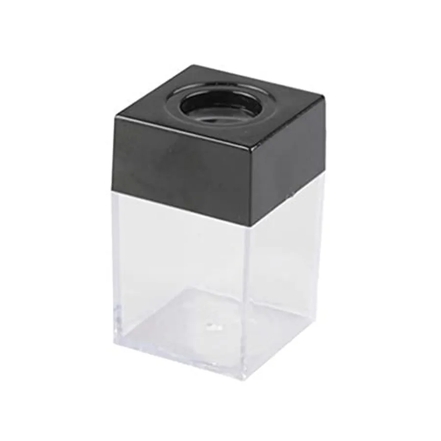 

Clear Paper Clip Dispenser Metal Pin Organizer Holder Box Large Capacity for School Paper Clip Dispenser Large for Desk