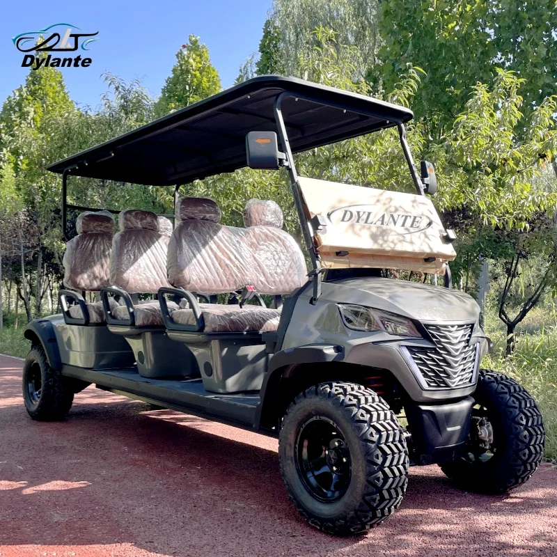 High Performance Club Car Off-Road Electric Golf Cart Outdoor Golf Cart Equipped With 72V 4KW AC Motor, 100km Range