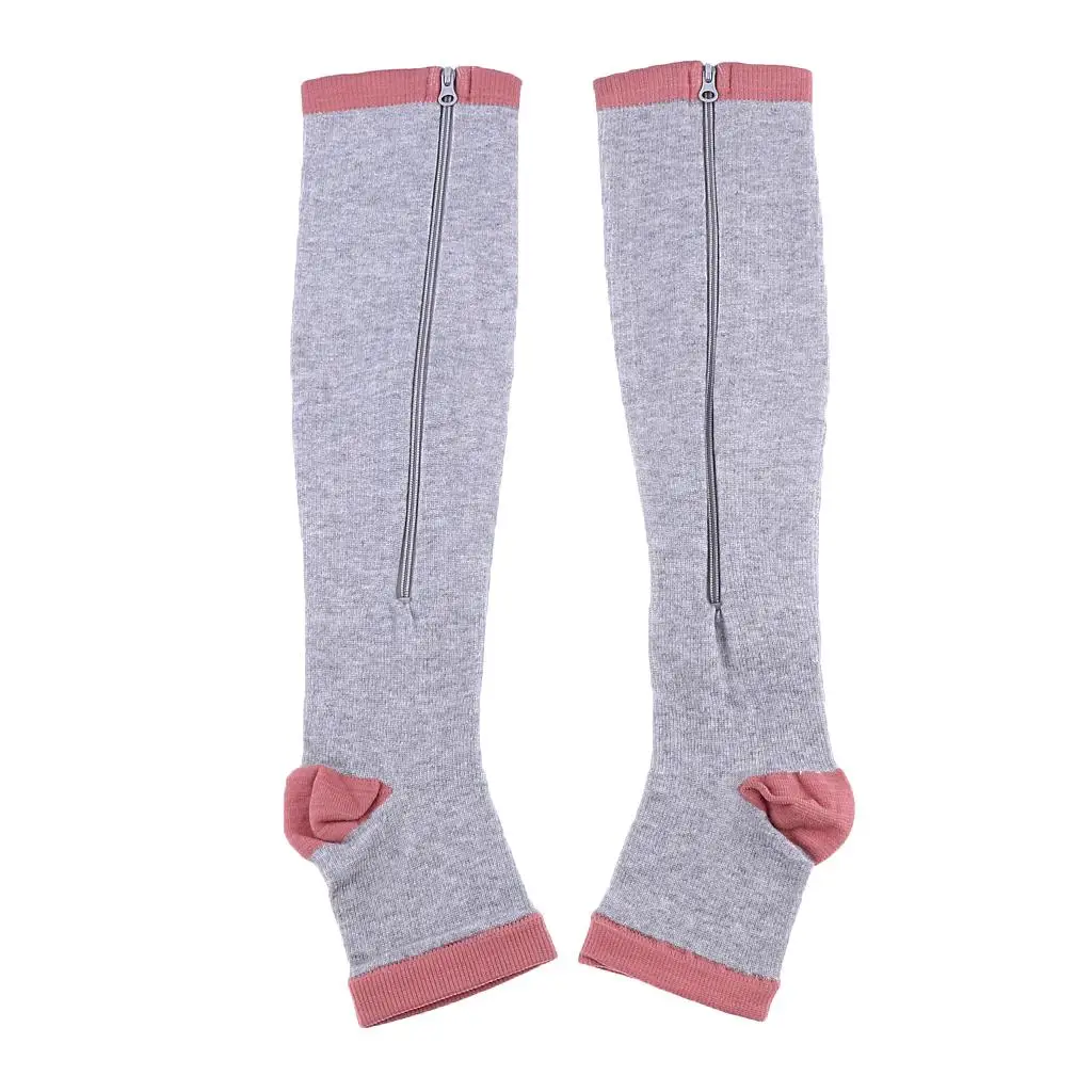 Compression Running Socks Open Toe Quick Wear Leg Sleeves for Exercise Cycling Walking and Gym Sessions