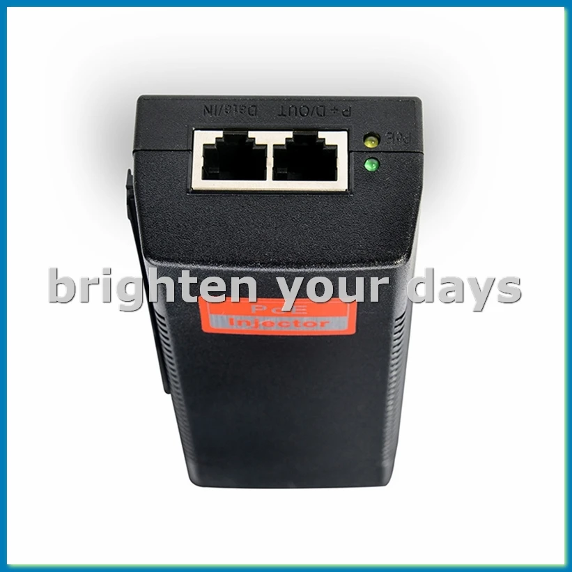 Poe Injector 48V 60W Output 100Mbps Power over Ethernet Single PoE Support IEEE 802.3at PoE Adapter US Plug-VVNB