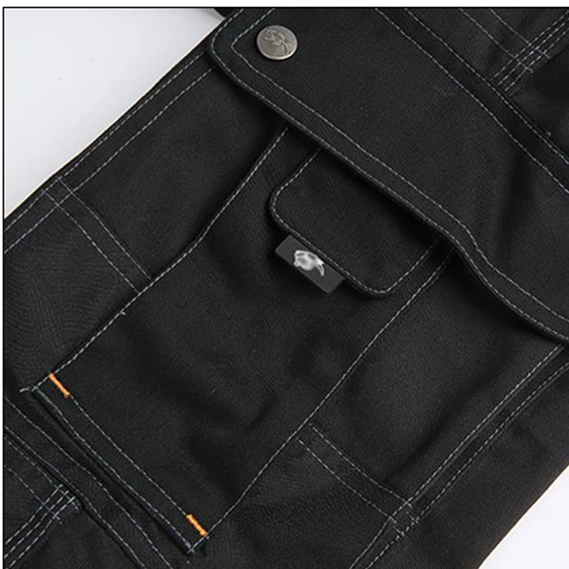 よだれかけ全体カジュアル労働者服プラスサイズノースリーブよだれかけパンツ保護つなぎ服ストラップジャンプスーツフライポケット制服 S-5xl