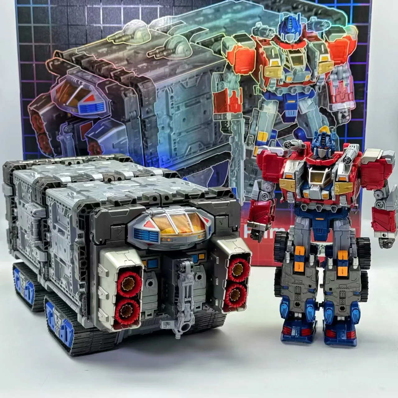 New Product Original Optimus OP Column Pop01 Carriage Arsenal Diaclone Commander Deformation Toy Model In Stock