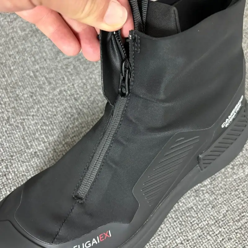 Classic Brand Comfortable Mid-Top Trekking Sneakers Designer Zip Outdoor Hiking Shoe Unisex Top Quality Mountain Climbing Boots
