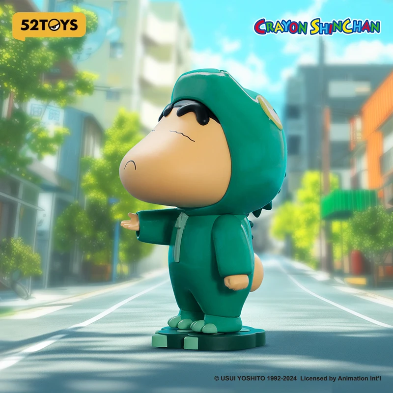 Caixa cega de Crayon Shinchan para fãs de anime, caixa aleatória, animal ChaCha, caixa aleatória, decoração desktop, presente para fãs de anime, 52 BRINQUEDOS