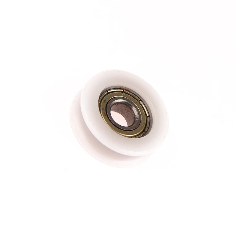 B*1PC Moving Door And Window Slide Wheel 626 Bearing Pulley 6*22*7MM Planar Wheel U-shaped Groove Nylon Pad Injection Material