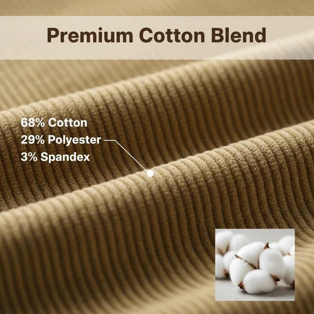 سروال سروال قصير أنيق للرجال - سروال مكتب عمل من القطن الناعم للرجال في منتصف العمر | ملابس كاجوال يومية دافئة وصديقة للبشرة #6