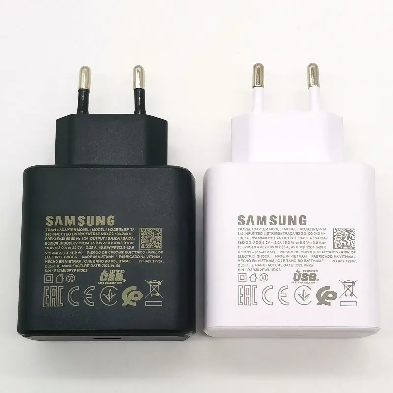 Samsung Galaxy S24 S20 S21 S22 S23 Note 20 Ultra 10 Plus FE Z Flip Fold 6 5 4 3 2 45W Charger PD Super Fast Charge Power Adapter - náhled 3