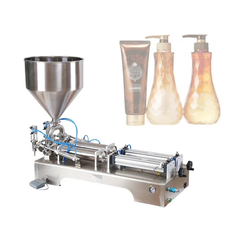 Double-Head Liquid Paste Filling Machine For Honey Chili Sauce Laundry Detergent Stainless Steel Quantitative Filling Machine