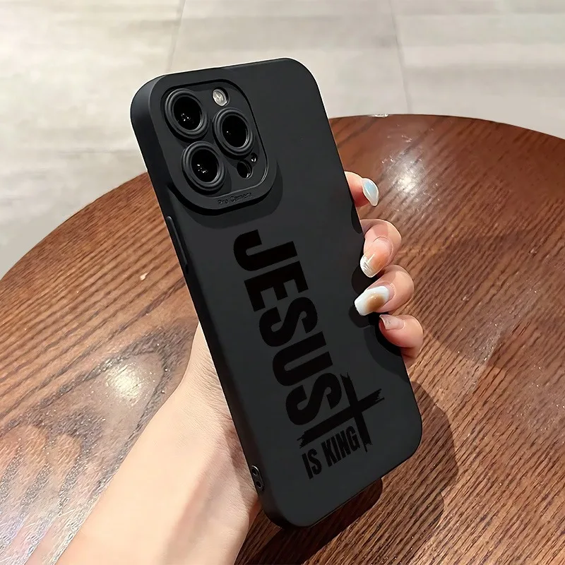 Phone Case For Xiaomi Mi 11 Lite 12T 13T 14T 14 15T 17T Pro 5G Jesus Is King Innovation Pattern Shockproof Silicone Bumper Cover