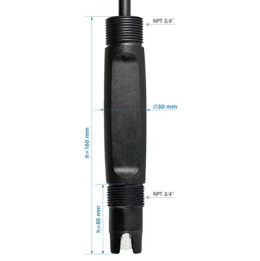 CS1753D Industrial Online RS485 Digital pH Sensor for Sewage Chemical Environment Ph Electrode Water Orp pH Sensor