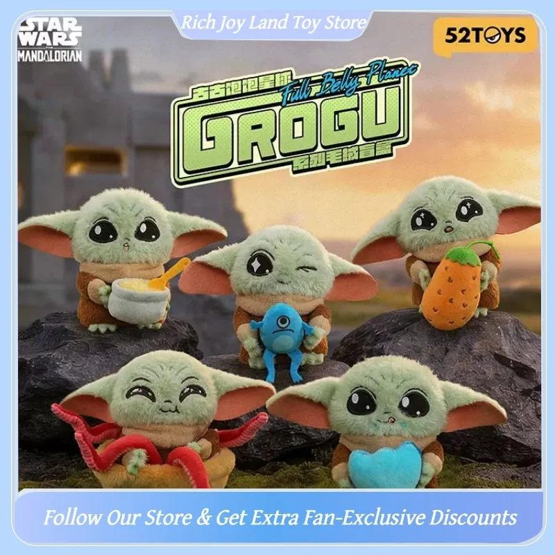 Figura Coleccionable de Peluche de Grogu de Star Wars, Serie Full Belly Planet, en Caja Sorpresa, Llavero Decorativo, Muñeco de Moda, Regalo Misterioso
