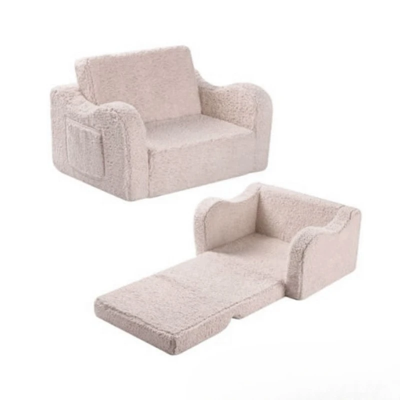 

Foreign trade cross-border explosion for children lazy sofa vacuum packaging sponge children folding sofa bed manufacturer
