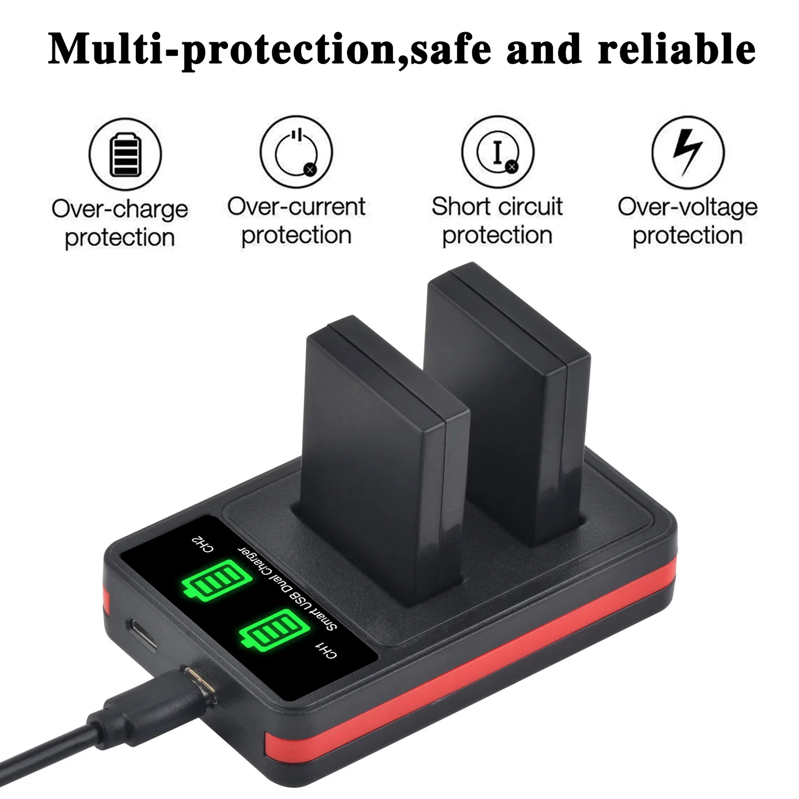 Li-10B Battery and Dual Charger