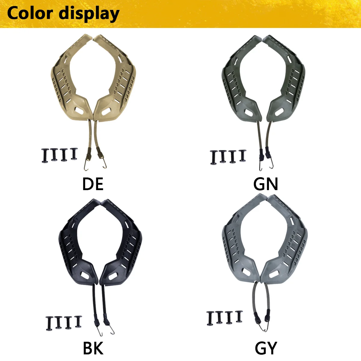 1 Set Tactical MICH2000 Helmet Side Guide Rail ARC Helmet Rail Mount Paintball Airsoft Helmet Accessories