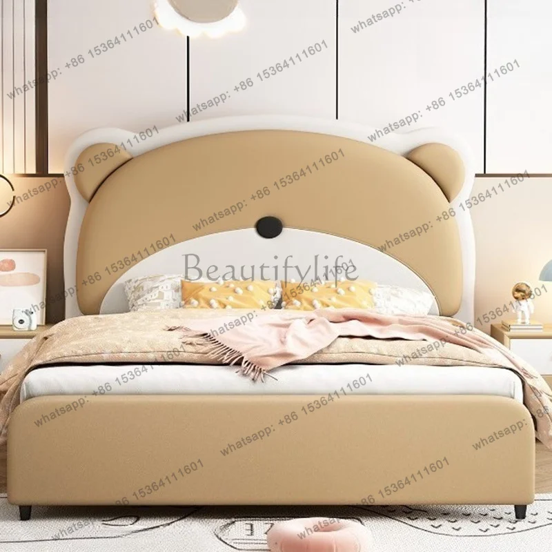 FG Mobile Sleeping Bed Bedroom Baby Frame Children Luxury Modern Girls Design Massage Bed Multifunctional Beliche Hotel Furnitur
