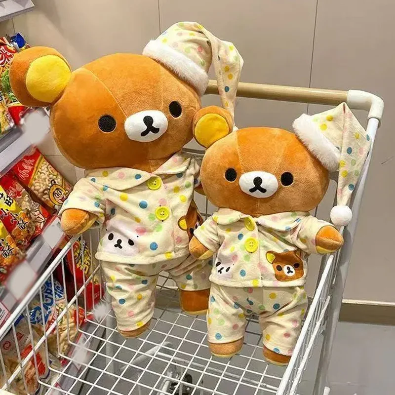 Rilakkuma pop slaapkussen bed pop schattige kleine beer slaapkleding knuffel pop bankkussen kamer decor verrassingsgeschenken