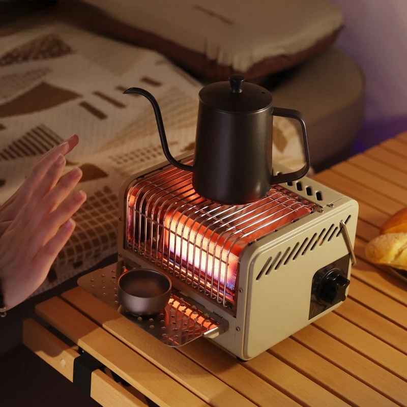 Portable outdoor heater, mini camping tent oven, liquefied gas heater
