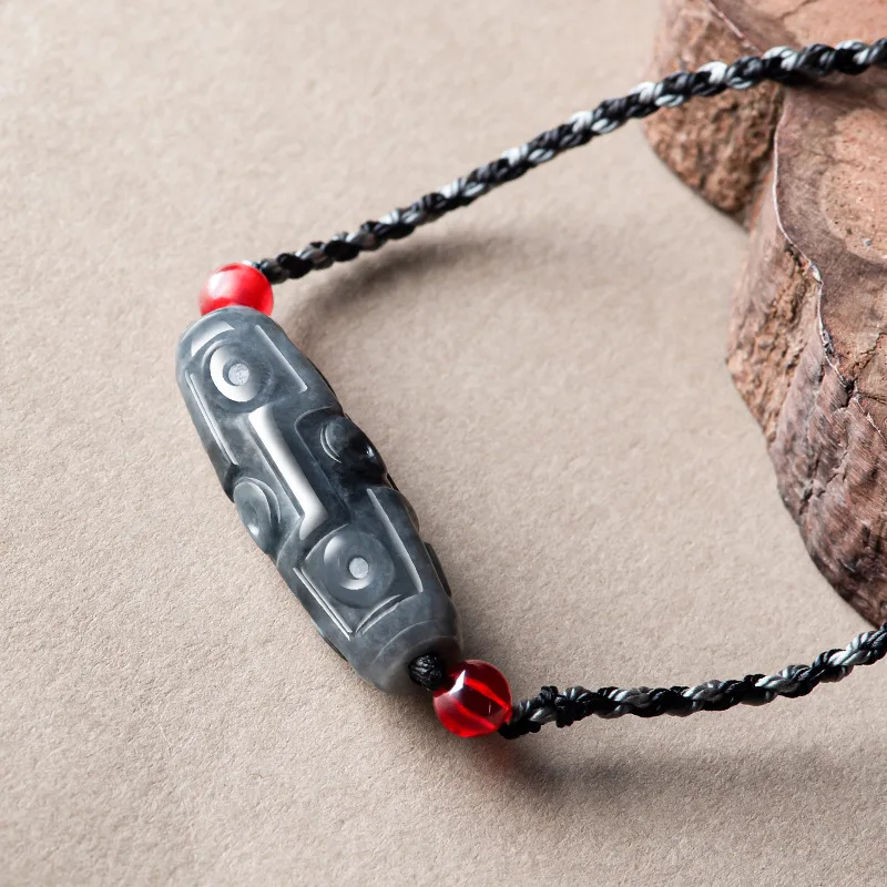 Myanmar Jadeite Tianzhu Pendant Necklace Natural Burmese Jade Talismans Gifts for Women Men Luxury Carved Gemstone Stone 2