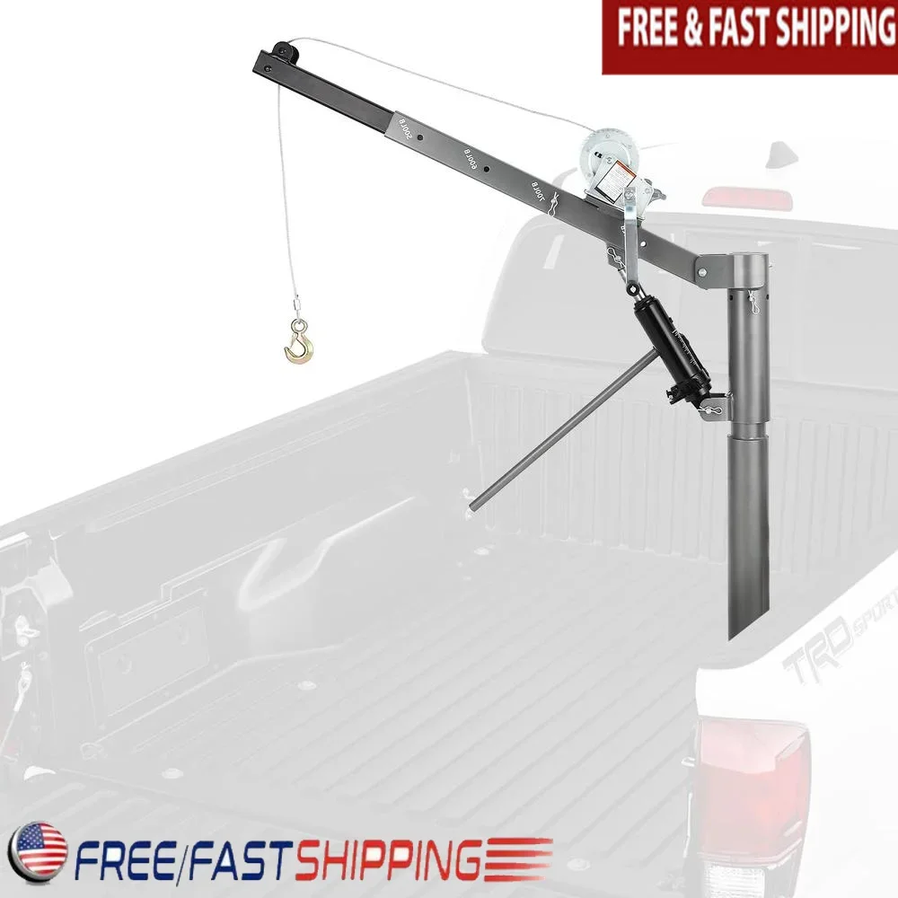 

500 lbs to 1000 lbs Truck Crane Hoist Hitch Mount Jib Crane Pickup Truck