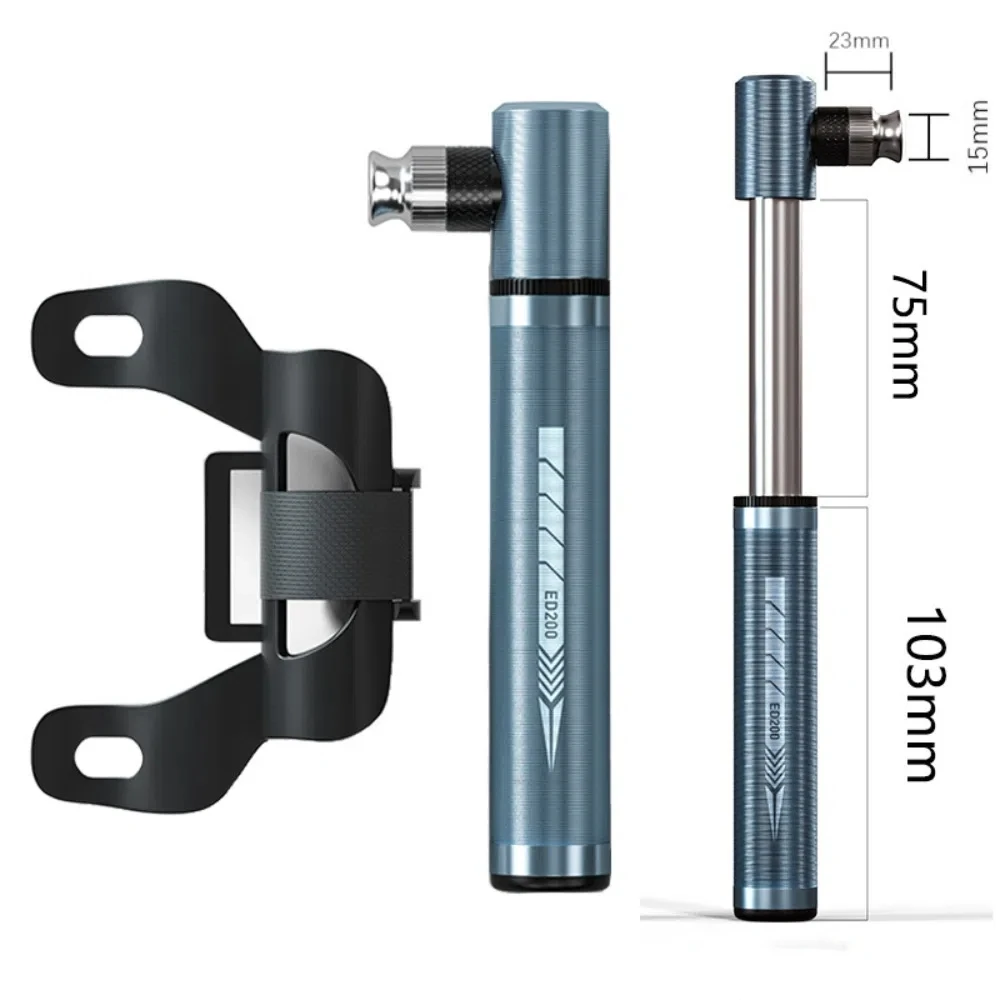 

Portable ENLEE Bicycle Pump Aluminum Alloy Presta Schrader Valve Cycling Pump Mini Road Bike Pump Riding Equipment Accessories