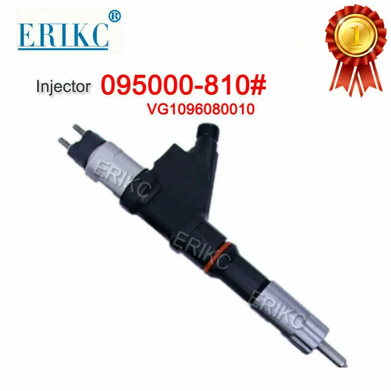 Car Fuel Injector 095000-8100 095000-8101 095000-8102 Diesel Injector VG1096080010 For Denso 8100 Engine HOWO Truck